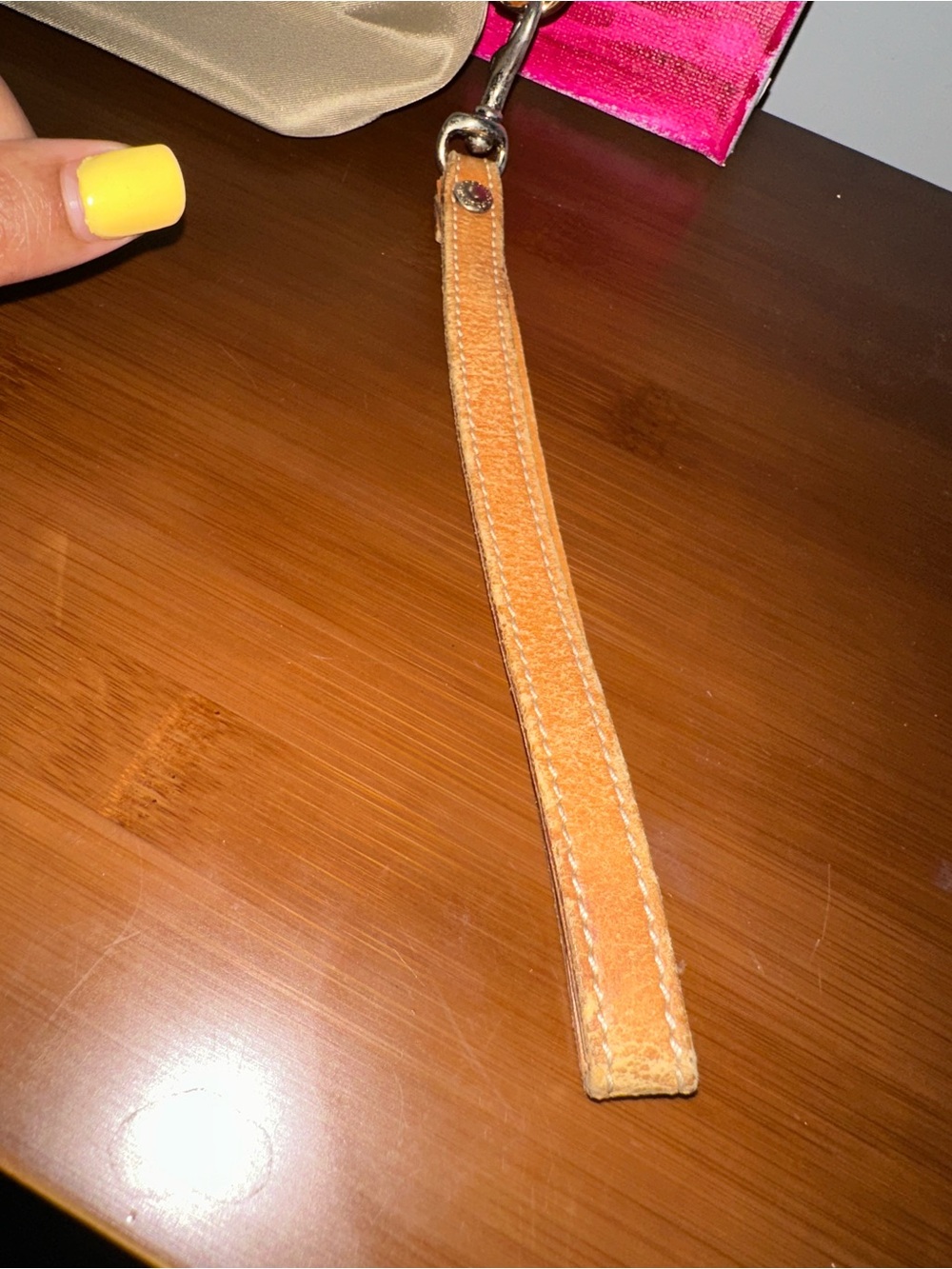 Dooney and Bourke Tan Wristlet Pouch - Picture 3 of 8